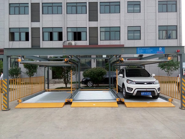 兩層升降橫移機(jī)械車庫